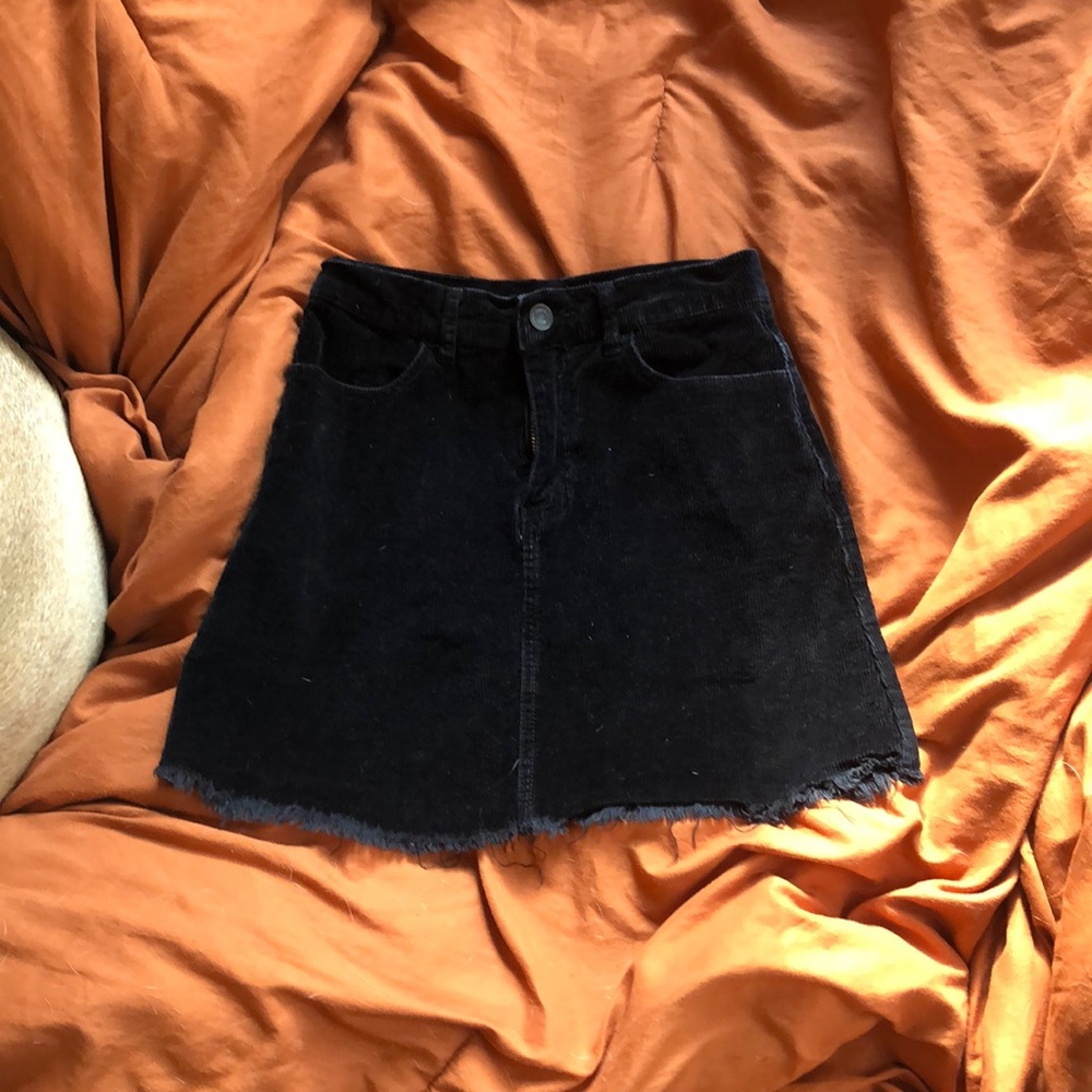 Brandy Melville black mini skirt
